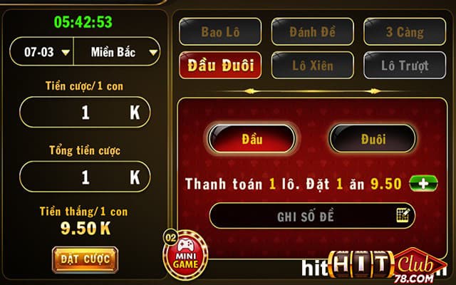 Đầu đuôi khi chơi lô đề hitclub